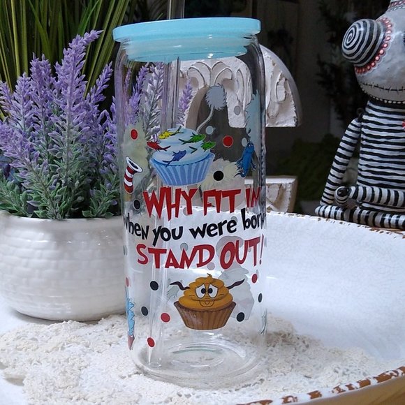 Dr. Suess 20 oz can glass - Picture 1 of 2